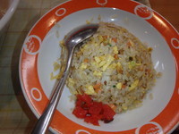 「半チャーハン(320円)」@長崎ちゃんめん 小野田バイパス店の写真