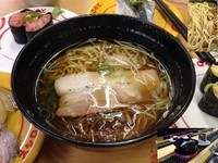 「出汁入り鶏がら醤油ラーメン」@スシロー 川崎第一京浜店の写真