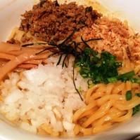 「【当日限定】担々まぜそば海老風味」@麺や 松辰の写真