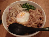 「肉玉そば」@徳島中華そば 徳福 川崎モアーズ店の写真