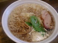 「ワンタン背脂ニンニクラーメン」@荏原町しなてつの写真