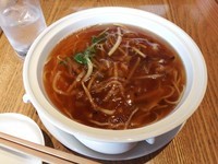 「ふかひれつゆそば」@南国酒家 羽田空港店の写真