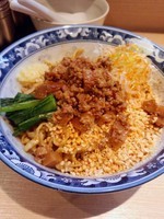 「５号　汁なし担々麺」@ラーメン 雷鳥の写真