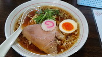 「朝醤油ソバ500円」@新町立麺食堂 スタンダップの写真