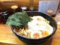 「油そば大盛り太麺」@つけ麺・らあめん 竹屋の写真