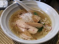 「【期間限定】塩らーめん800円＋ビール」@麺匠 竹中の写真