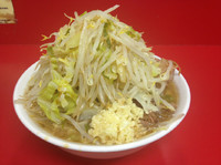 「小豚ラーメン  油抜き 野菜ニンニク」@ラーメン二郎 茨城守谷店の写真