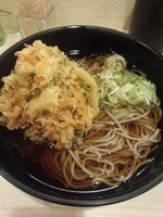 「かき揚げそば500円」@吉利庵の写真