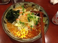 「ピリ辛やさいラーメン」@味噌一 中野店の写真