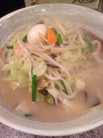 「長崎の人ちゃんぽん(細麺)+半チャーハン」@呑屋 まる星の写真