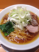 「中華そば+大盛り」@竹末東京プレミアムの写真