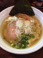 「浅利と煮干しの塩ラーメン」@麺や 飛来の写真