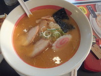 「味噌ラーメン421円＆ギョーザ216円(クーポンで無料)」@幸楽苑 松戸古ヶ崎店の写真