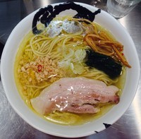 「【月曜限定】塩そば(680円)+大盛(100円)」@麺創研かなで 府中本店の写真