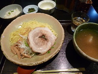 「銀笹塩つけ麺+半鯛飯」@麺処 銀笹の写真