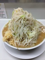 「味噌ラーメン大盛(味濃い目、全増し)」@ラーメン大 我孫子店の写真