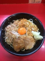 「まぜそば  カリカリ、鰹節、タマネギ」@麺屋 桐龍の写真