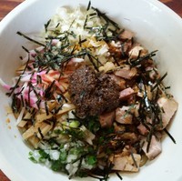 「【限定】Ｒｅｄ　Ｈｏｔまぜそば　８５０円」@良温(Ra-on)の写真