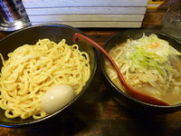 「味噌つけ麺+味玉」@麺処 花田 上野店の写真