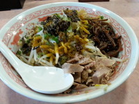 「【まぜそば(中盛250g・カレー)750円】→600円」@特級豚骨 中華そば湊生の写真