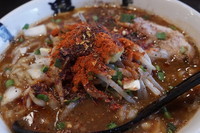 「濃厚カラシビみそラーメン（昼夜限定２０食、辛・シビ　マシマシ」@カラシビ味噌らー麺・つけ麺 神田本店の写真