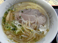 「ダブル地鶏ラーメン(しお)」@UFO物産館の写真