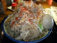 「大町辛二郎　※にんにく：あり、野菜：増し　（大盛り：無料）」@豚のさんぽ 大町駅前店の写真