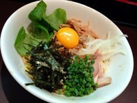 「和えにぼそば（限定）」@おおぜき中華そば店の写真