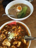 「ランチサービス 天狗ラーメン＋麻婆丼￥790」@天狗 北越らーめんの写真