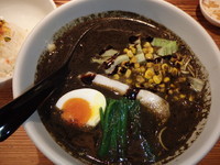 「博多ブラックカレーライスセット (950円)」@博多一風堂 岡山店の写真