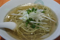 「素ラーメン（塩、グリーン麺、大盛）」@麺屋 六感堂 Rock'anDoの写真