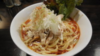 「蒸し鶏と豆乳の冷やし坦々麺（限定）」@らーめん こてつの写真