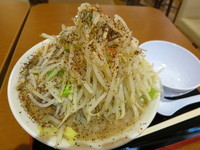 「ラーメン野菜ダブル、ニンニク720円」@ジャンクガレッジ イオンレイクタウンmori店の写真