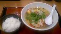 「塩ラーメン 大盛り」@忠治食堂の写真