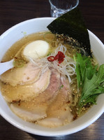 「特製和出汁醤油拉麺」@麺画廊 英の写真