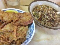 「天丼Ｂセット \680」@岩本町スタンドそばの写真