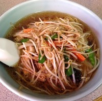 「モヤシラーメン（￥700）」@中国菜館 シルクロードの写真