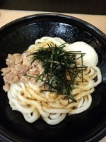 「カレー風味の油うどん490円」@大江戸そば 西日暮里店の写真