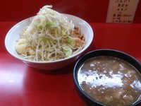 「つけ麺、ニンニク、野菜、七味」@麺屋 桐龍の写真