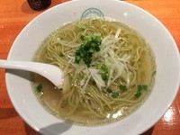「素ラーメン（塩、グリーン麺、大盛）（600円）」@麺屋 六感堂 Rock'anDoの写真