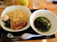 「清湯つけ麺（７５０円）ブログ読者限定」@朝日屋の写真