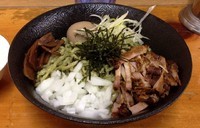「海苔まぜそば(時間限定･一口ライス付)850円」@口樂の写真
