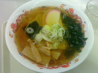 「ラーメン４００円」@山形市役所食堂の写真
