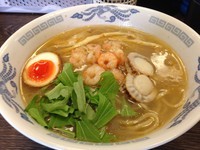 「海老出汁冷やしそば」@中華そば 無限の写真