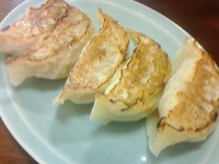 「ぎょうざ(5個)400円」@手打ラーメン 蔵八の写真