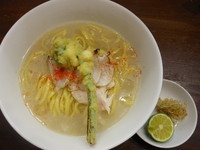 「天然真鯛の冷搾りラーメン」@ラーメン愉悦処 似星の写真