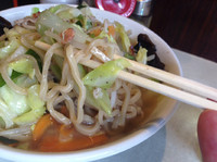 「タンメン 太麺 大盛」@麺処 まるよし商店の写真