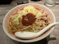 「【まぜそば(中盛・250g・ラー油)780円】→600円」@麺処 湊生の写真