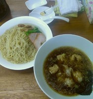 「わんたんつけめん」@らぁめん 夢の写真