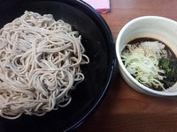 「海苔おろしつけそば（麺二倍）550円」@大江戸そば 日暮里11・12号店の写真